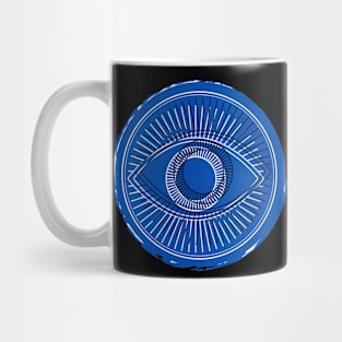 Evil Eye Symbol – Blue Mug